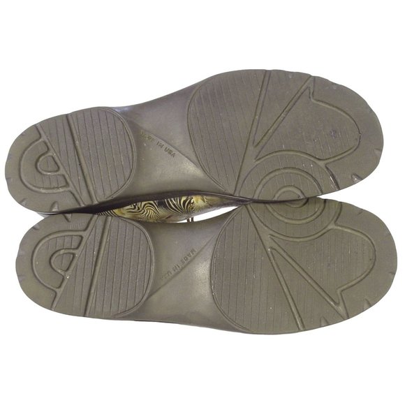 ICON Los Angeles Zebra Safari Leather Oxford Shoes Women's 8.5 - Made in USA - Picture 5 of 11